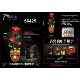 KLOCKI KWIATY FLOWERS