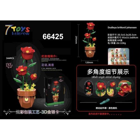 KLOCKI KWIATY FLOWERS