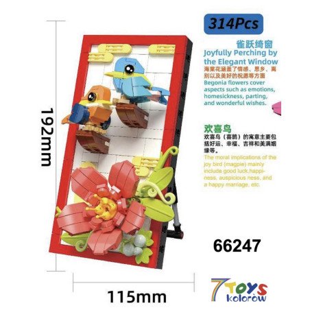 KLOCKI JOYFULLY PERCHING BY THE ELEGANT WINDOW