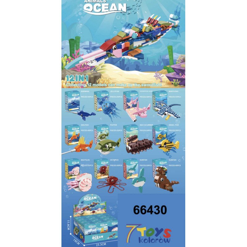 KLOCKI OCEAN WORLD 12W1