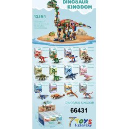 KLOCKI DINOZAUR WORLD 12W1