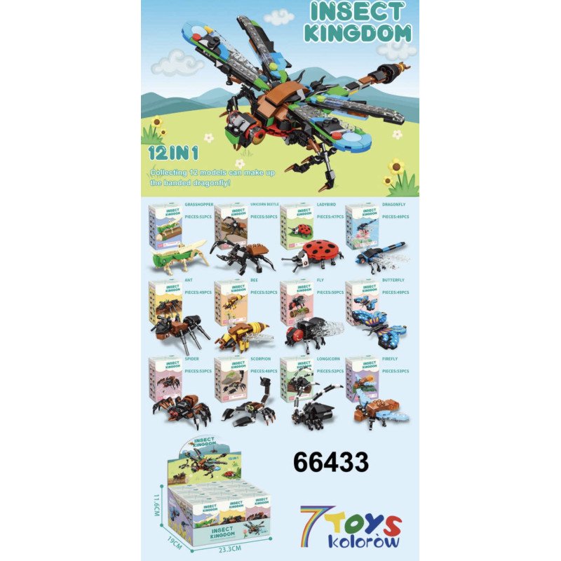 KLOCKI INSECT KINGDOM 12W1