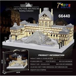 KLOCKI LE LOUVRE MUSEUM BUILDING COLLECTION