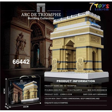 KLOCKI ARC DE TRIOMPHE BUILDING COLLECTION