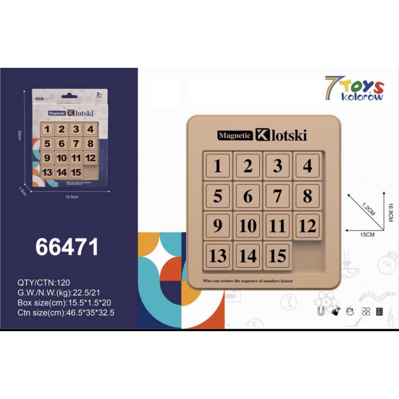 GRA LOGICZNA KLOSTKI PUZZLE