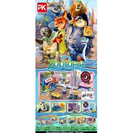 KLOCKI ZOOTOPIA 2 8PCS 4 MODEL
