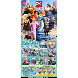 KLOCKI ZOOTOPIA 2 16PCS 8 MODEL