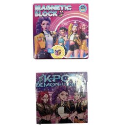 KLOCKI MAGNETYCZNE 25PCS K-POP DEMON HUNTERS