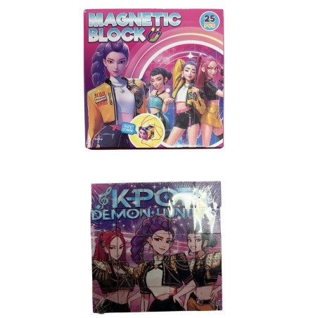 KLOCKI MAGNETYCZNE 25PCS K-POP DEMON HUNTERS
