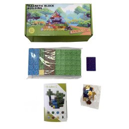 KLOCKI MAGNETYCZNE 100PCS MINECRAFT