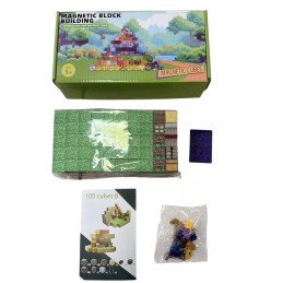 KLOCKI MAGNETYCZNE 100PCS MINECRAFT