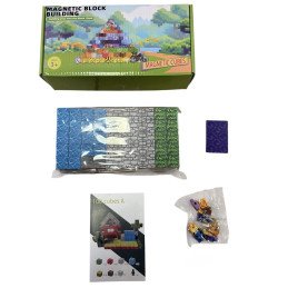KLOCKI MAGNETYCZNE 100PCS MINECRAFT