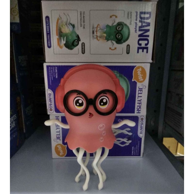 INTERAKTYWNA ZAZBAWKA TAŃCZĄCA MEDUZA OŚMIORNICA