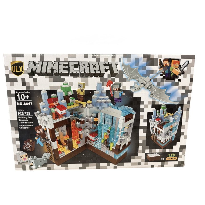 KLOCKI 6647 866PCS MINECRAFT