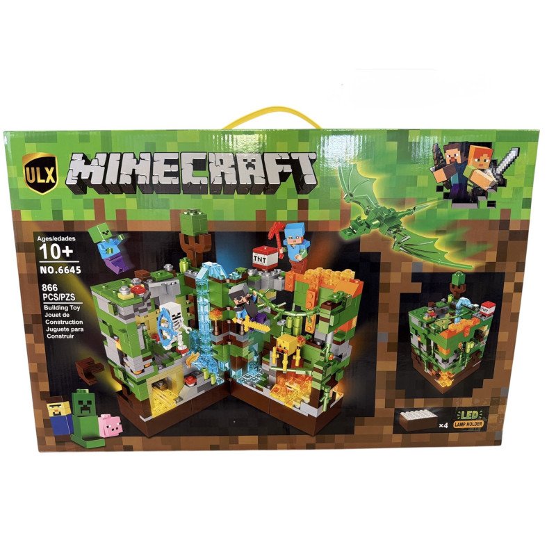 KLOCKI 6645 866PCS MINECRAFT