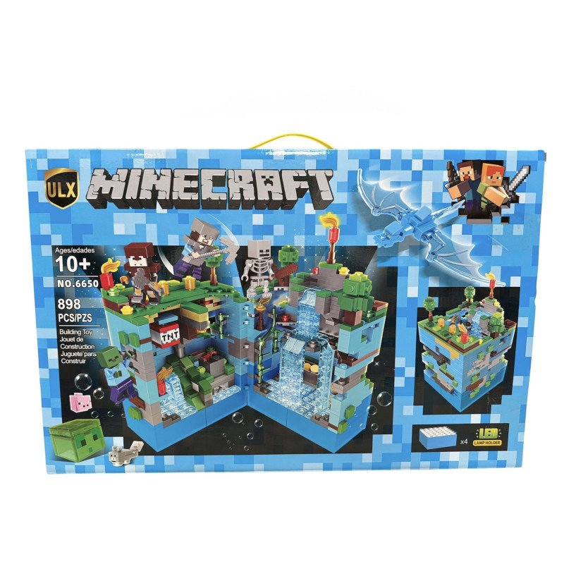KLOCKI 6650 898PCS MINECRAFT