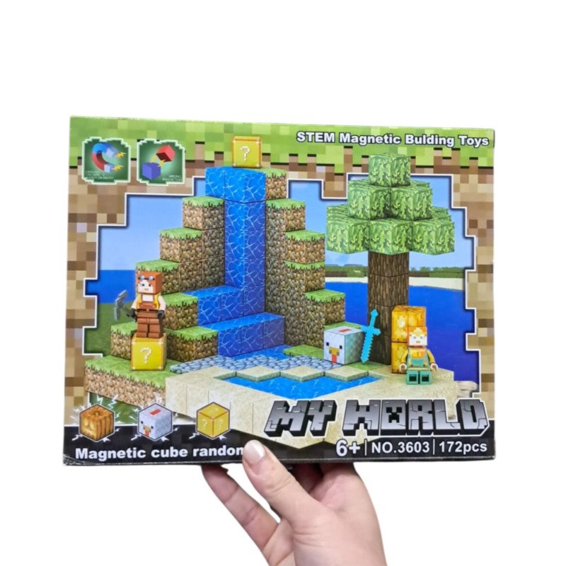 KLOCKI MAGNETYCZNE 3603 172PCS MY WORLD MINECRAFT