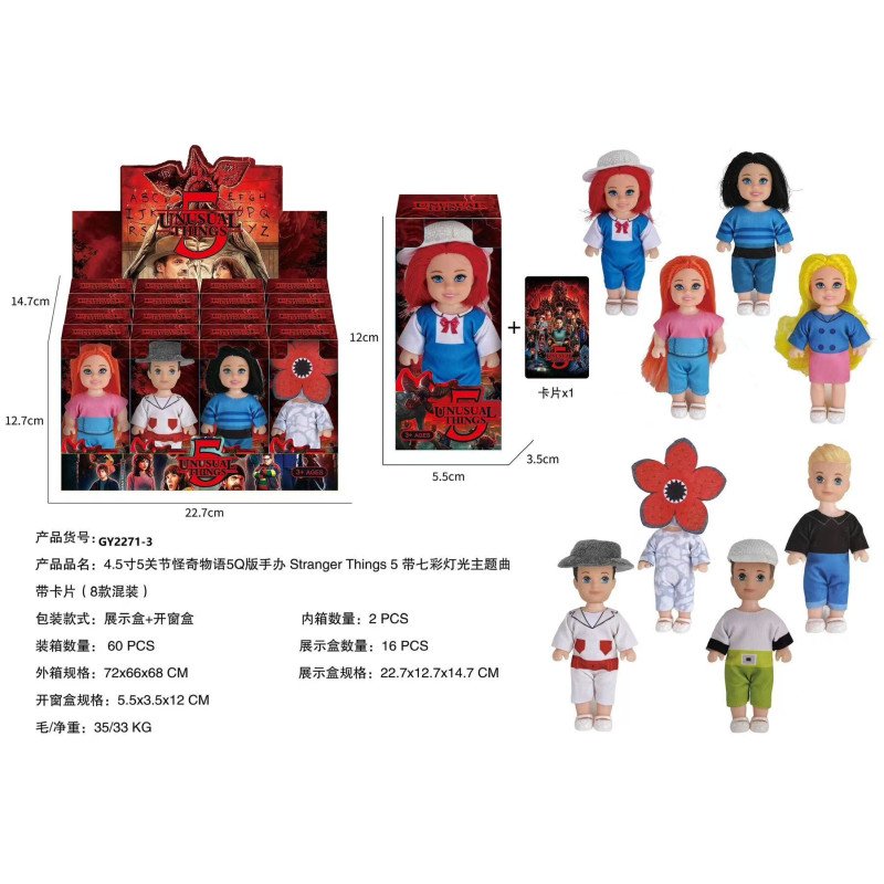 FIGURKA STRANGER THINGS W PUDEŁKO