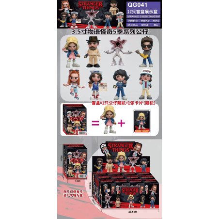 LOSOWA FIGURKA + KARTA STRANGER THINGS W PUDEŁKO