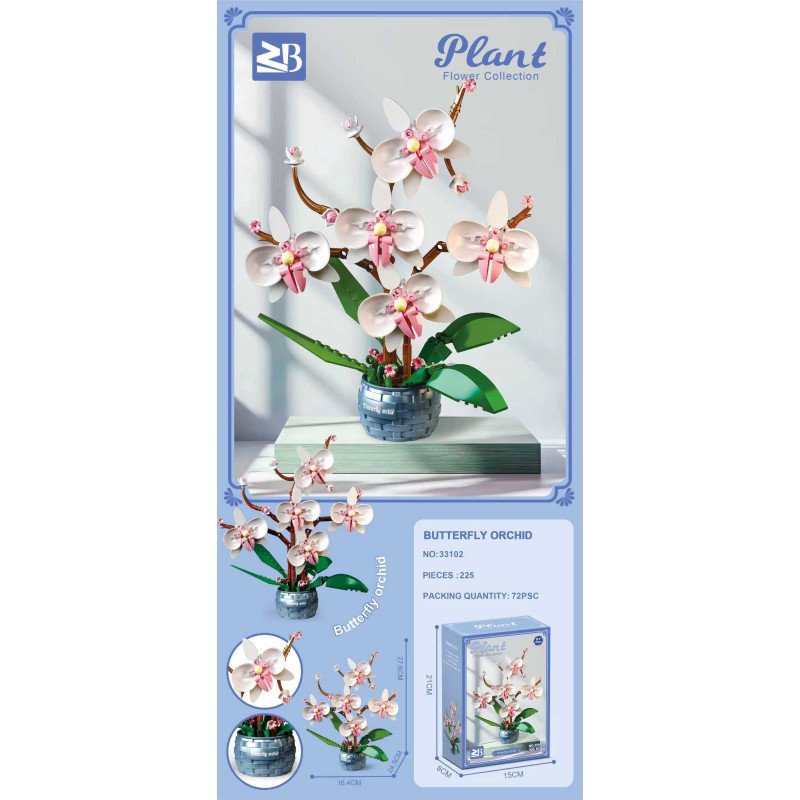 KLOCKI KWIATY FLOWERS