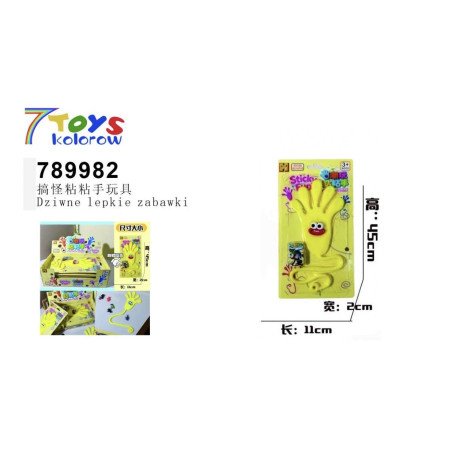 DZIWNE LEPKIE ZABAWKI