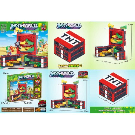 KLOCKI LB1202 423PCS MY WORLD MINECRAFT