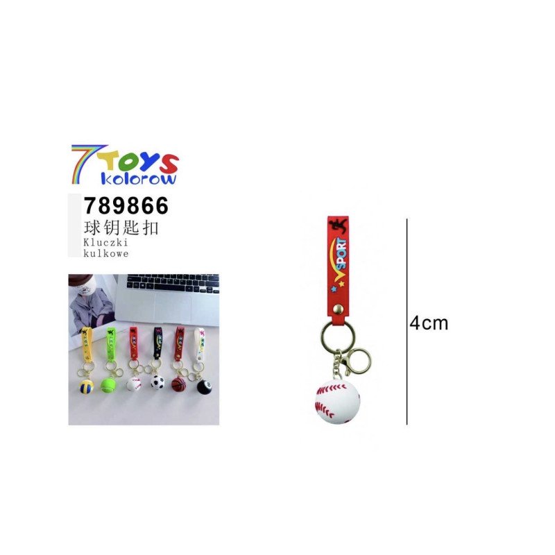 BRELOK GUMOWE PIŁKA