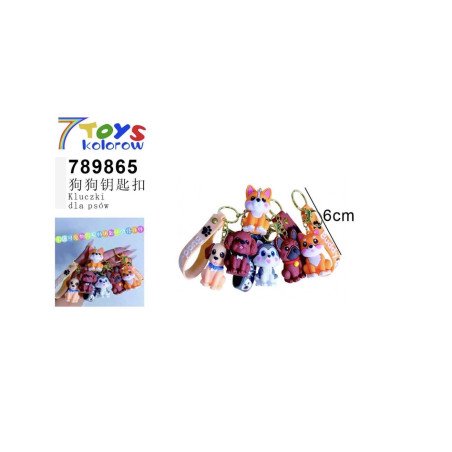 BRELOK GUMOWE PIESEK