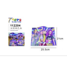 KSIĄŻKA DO RYSOWANIA K-POP