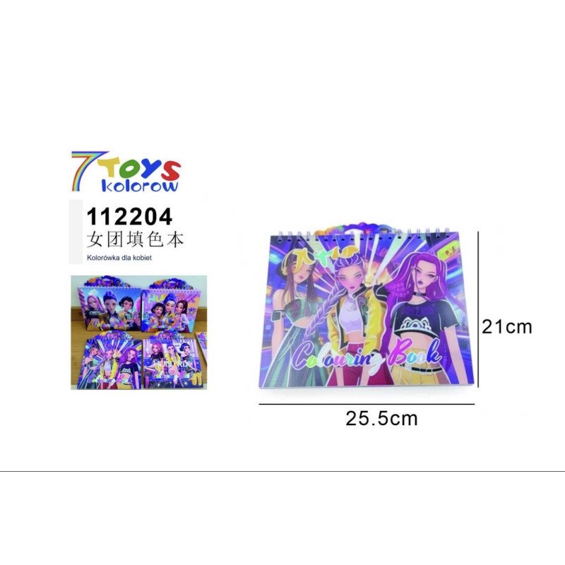 KSIĄŻKA DO RYSOWANIA K-POP