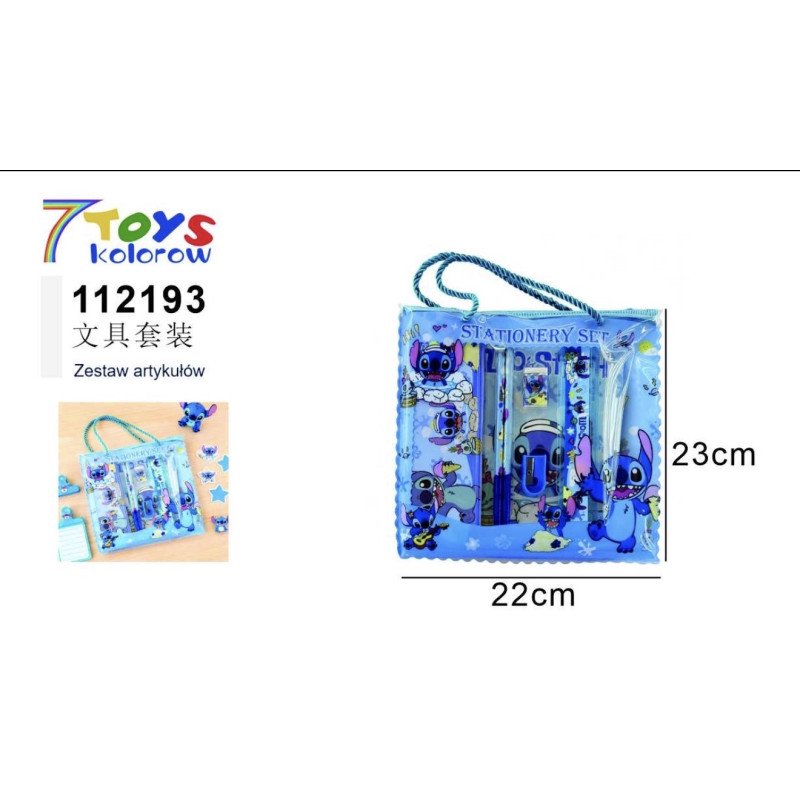 ZESTAW ARTYKULOW SZKOLNYCH STITCH