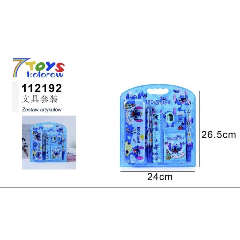 ZESTAW ARTYKULOW SZKOLNYCH STITCH
