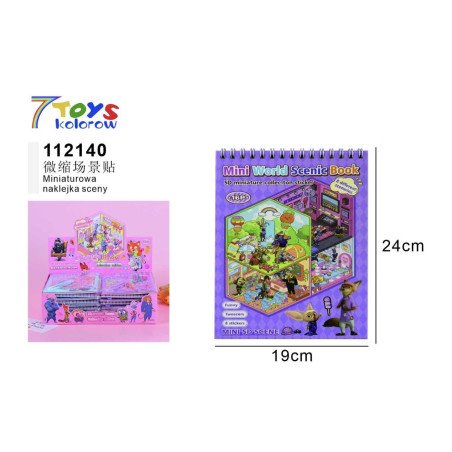 KSIĄŻKA Z NAKLEJKAMI ZOOTOPIA