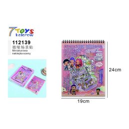 KSIĄŻKA Z NAKLEJKAMI K-POP