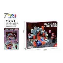 KLOCKI MAGNETYCZNE 147PCS MY WORLD MINECRAFT
