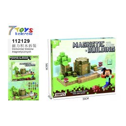 KLOCKI MAGNETYCZNE 198PCS MY WORLD MINECRAFT