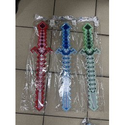 MIECZ ŚWIETLNY PIXEL MINECRAFT Z DŹWIEKIEM