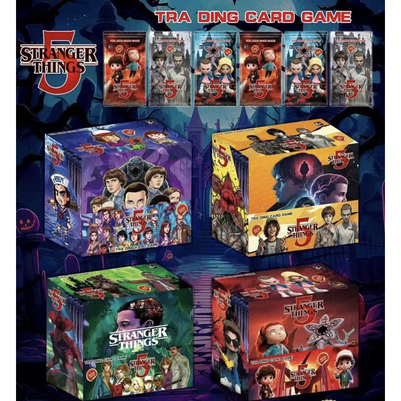 STRANGER THINGS 36 SZASZETKA 288 KARTY KOLEKCJONERSKIE