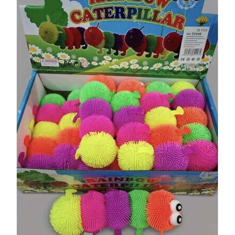 SQUISHY GNIOTKI ROBAK ŚWIECĄCE