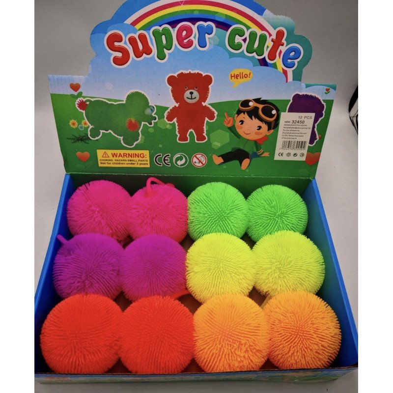 SQUISHY GNIOTKI PIŁKI ŚWIECĄCE