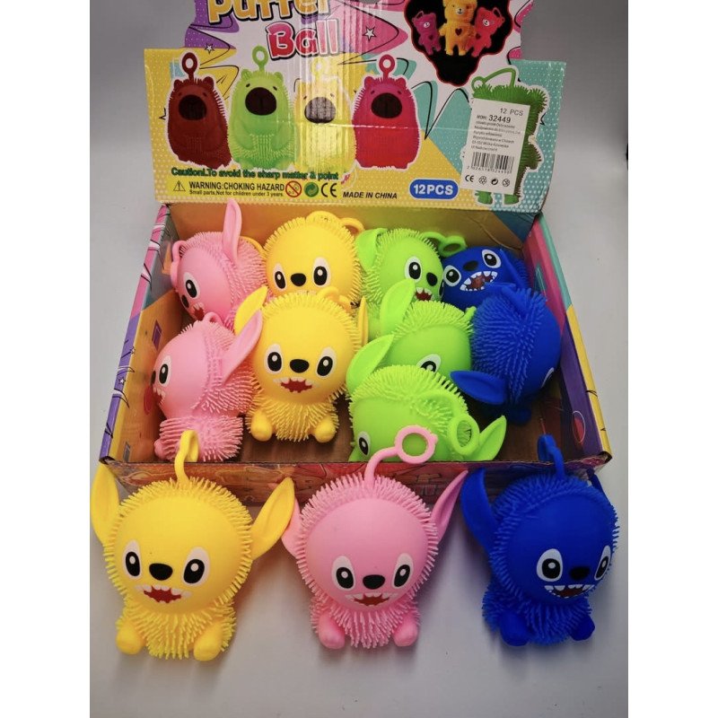 SQUISHY GNIOTKI STITCH ŚWIECĄCE