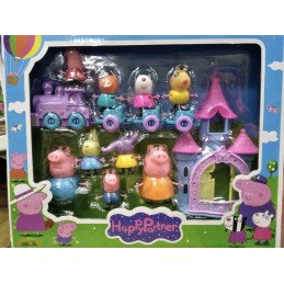 DUŻE ZESTAW ŚWINKA PEPPA FIGUREK