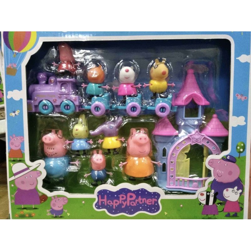 DUŻE ZESTAW ŚWINKA PEPPA FIGUREK