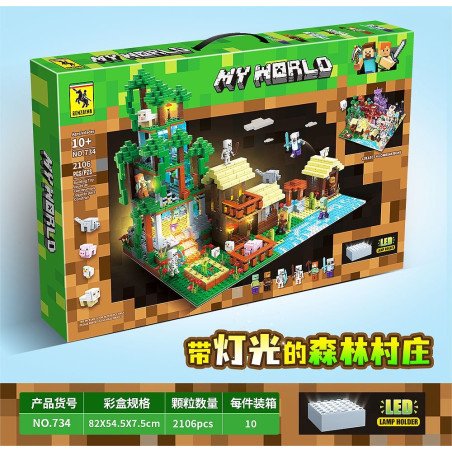 KLOCKI 734 2106PCS MY WORLD MINECRAFT