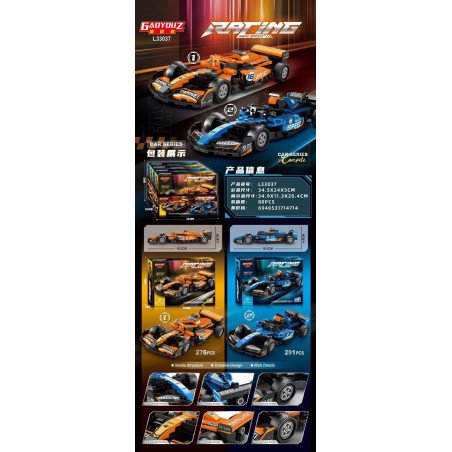 KLOCKI L33037 RACING CAR SERIES