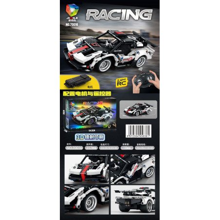 KLOCKI SAMOCHÓD RACING ZDALNIE STEROWANIE