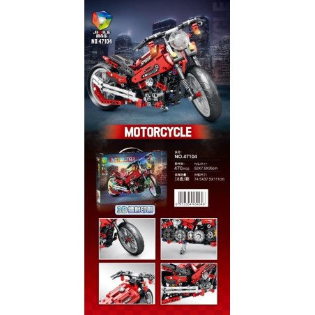 KLOCKI 47104 470PCS MOTORCYCLR