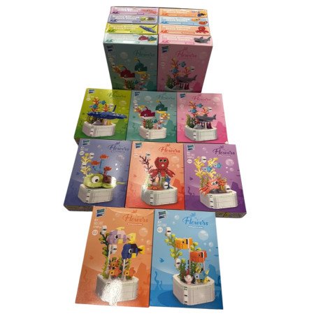 KLOCKI KWIATY FLOWERS