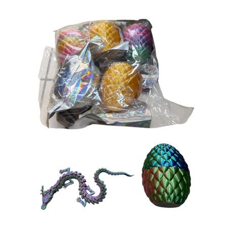 FIGURKA 3D SMOK W JAJKA