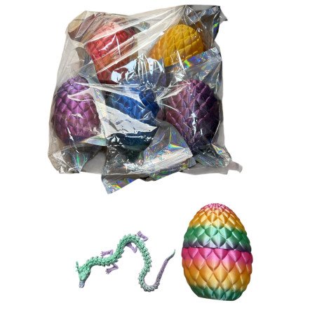 FIGURKA 3D SMOK W JAJKA